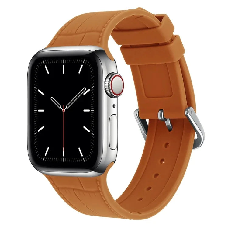 竹節シリコン交換用ストラップウォッチバンド Apple Watch Series 7 41mm / & 6 & SE & 5 & 4 40mm用、Apple Watch Series 7 45mm / & 6 & SE & 5 & 4 44mm用
