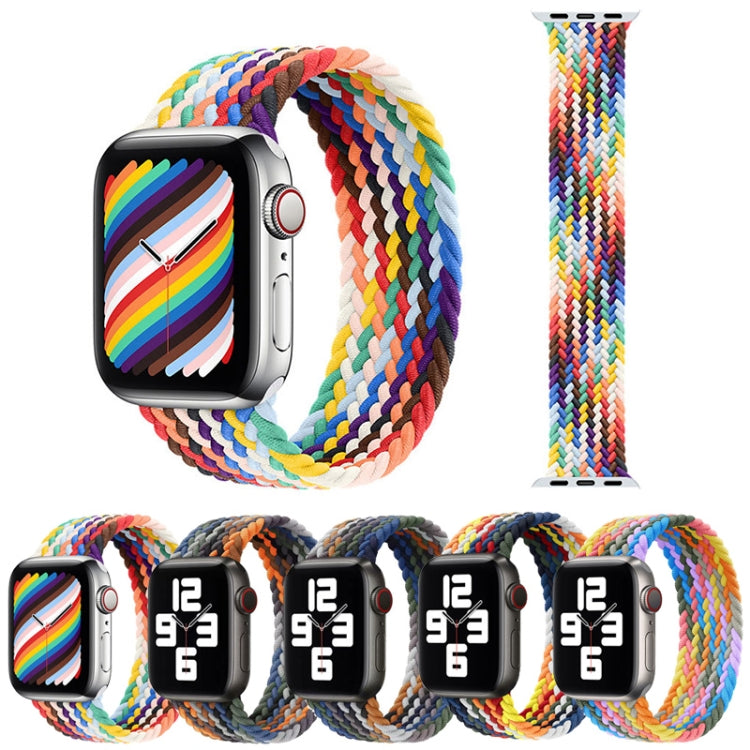 メタルヘッド編み込みナイロン交換用ウォッチバンド、サイズ: XS 128mm Apple Watch Series 6 & SE & 5 & 4 40mm / 3 & 2 & 1 38mm用、XS 128mm 40mm / 38mm