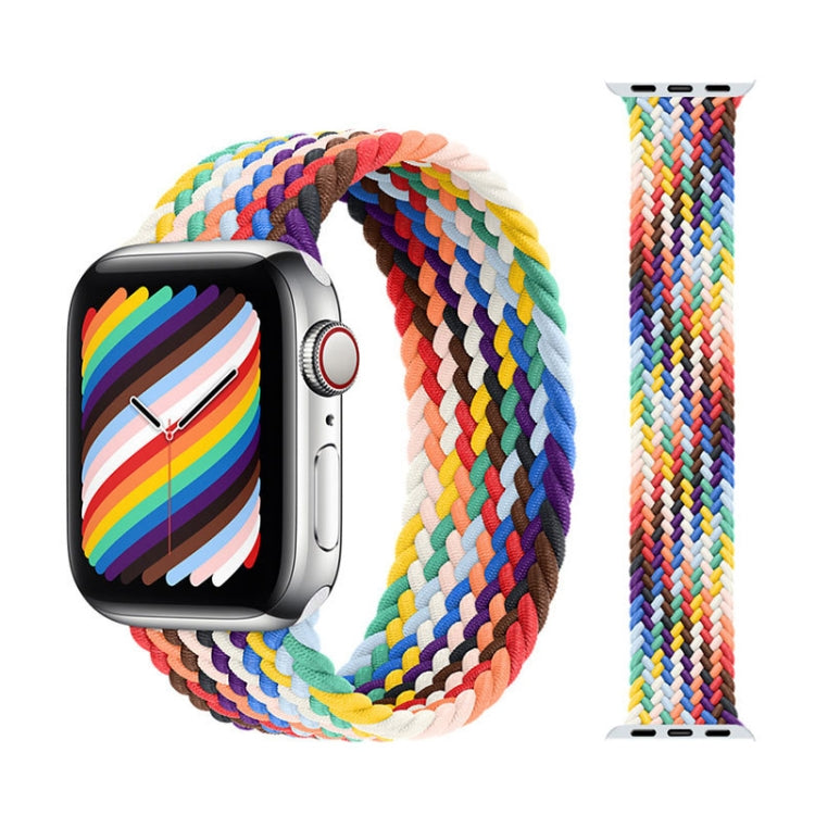 メタルヘッド編み込みナイロン交換用ウォッチバンド、サイズ: M 145mm Apple Watch Series 6 & SE & 5 & 4 40mm / 3 & 2 & 1 38mm用、M 145mm 40mm / 38mm