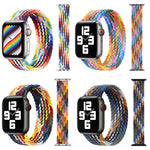 メタルヘッド編み込みナイロン交換用ウォッチバンド、サイズ: M 145mm Apple Watch Series 6 & SE & 5 & 4 40mm / 3 & 2 & 1 38mm用、M 145mm 40mm / 38mm