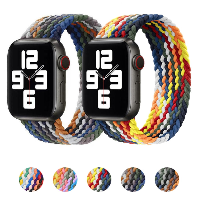 メタルヘッド編み込みナイロン交換用ウォッチバンド、サイズ: L 155mm Apple Watch Series 6 & SE & 5 & 4 40mm / 3 & 2 & 1 38mm用、L 155mm 40mm / 38mm