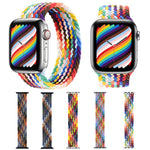 Metal Head 編み込みナイロン交換用時計バンド、サイズ: M 155mm Apple Watch Series 6 & SE & 5 & 4 44mm / 3 & 2 & 1 42mm 用、M 155mm 44mm / 42mm