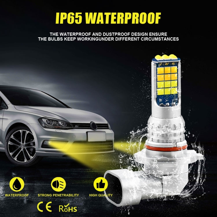 DC9-36V 30W 3000LM IP65 Car LED Double Color Fog Light with 30LEDs SMD-2525 Lamp, 2 PCS V6 880, 2 PCS V6 9005, 2 PCS V6 9006, 2 PCS V6 H4, 2 PCS V6 H7, 2 PCS V6 H10, 2 PCS V6 H11, 2 PCS V6 H16, 2 PCS V6 P13W