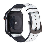 オーストリッチテクスチャーレザー交換用時計バンド Apple Watch Series 7 45mm / 6 & SE & 5 & 4 44mm / 3 & 2 & 1 42mm 用、7 41mm / 6 & SE & 5 & 4 40mm / 3 & 2 & 1 38mm 用