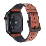 オーストリッチテクスチャーレザー交換用時計バンド Apple Watch Series 7 45mm / 6 & SE & 5 & 4 44mm / 3 & 2 & 1 42mm 用、7 41mm / 6 & SE & 5 & 4 40mm / 3 & 2 & 1 38mm 用