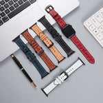 オーストリッチテクスチャーレザー交換用時計バンド Apple Watch Series 7 45mm / 6 & SE & 5 & 4 44mm / 3 & 2 & 1 42mm 用、7 41mm / 6 & SE & 5 & 4 40mm / 3 & 2 & 1 38mm 用