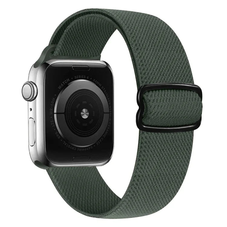 8-shaped Buckle Nylon Replacement Strap Watchband, For Apple Watch Series 9&8&7 41mm / SE 3&SE 2&6&SE&5&4 40mm / 3&2&1 38mm, For Apple Watch Series  7  45mm / & 6 & SE & 5 & 4 44mm
