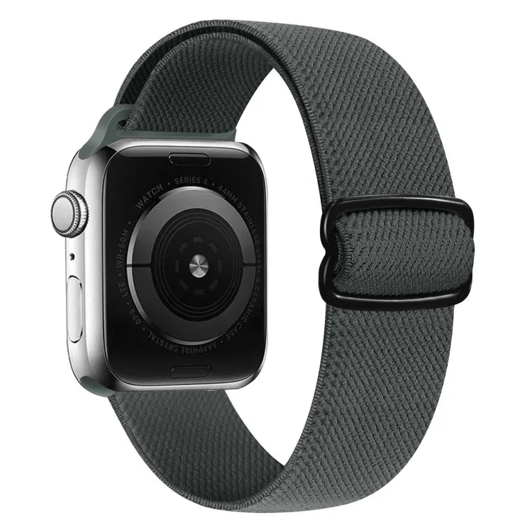 8-shaped Buckle Nylon Replacement Strap Watchband, For Apple Watch Series 9&8&7 41mm / SE 3&SE 2&6&SE&5&4 40mm / 3&2&1 38mm, For Apple Watch Series  7  45mm / & 6 & SE & 5 & 4 44mm