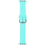 バックル付き編み込みシリコン交換用時計バンド Apple Watch Series 7 45mm / 6 & SE & 5 & 4 44mm / 3 & 2 & 1 42mm 用、7 41mm / 6 & SE & 5 & 4 40mm / 3 & 2 & 1 38mm 用