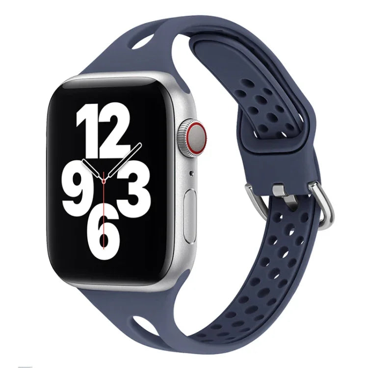 シリコン交換用時計バンド Apple Watch Series 7 45mm / 6 & SE & 5 & 4 44mm / 3 & 2 & 1 42mm 用、7 41mm / 6 & SE & 5 & 4 40mm / 3 & 2 & 1 38mm 用