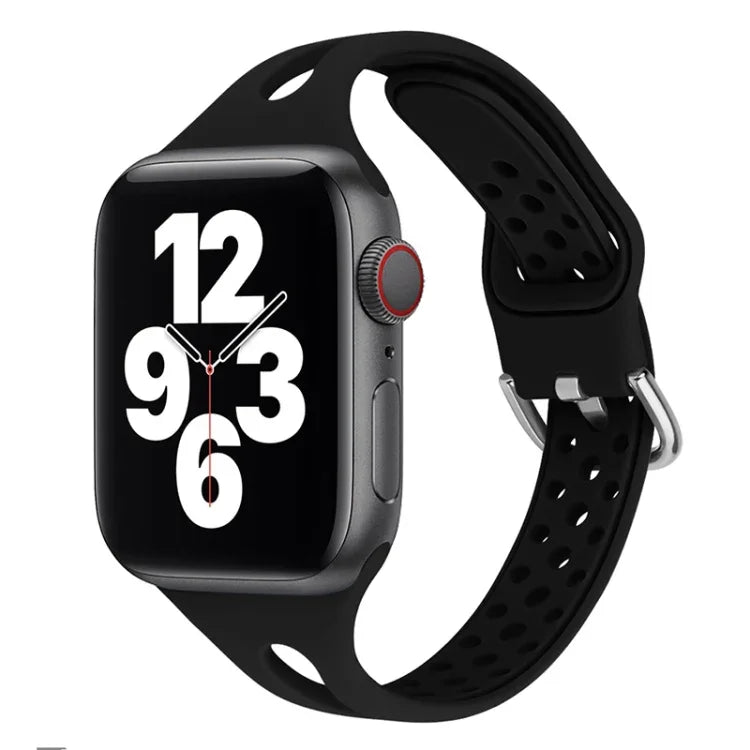 シリコン交換用時計バンド Apple Watch Series 7 45mm / 6 & SE & 5 & 4 44mm / 3 & 2 & 1 42mm 用、7 41mm / 6 & SE & 5 & 4 40mm / 3 & 2 & 1 38mm 用