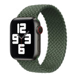 Metal Head 編み込みナイロン無地交換用ストラップ時計バンド Apple Watch Series 6 & SE & 5 & 4 40mm / 3 & 2 & 1 38mm 用、L 155mm