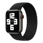Metal Head 編み込みナイロン無地交換用ストラップ時計バンド Apple Watch Series 6 & SE & 5 & 4 40mm / 3 & 2 & 1 38mm 用、L 155mm