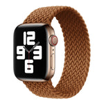 メタルヘッド編みナイロン単色交換ストラップウォッチバンド、Apple Watch Series 6 & SE & 5 & 4 44mm / 3 & 2 & 1 42mm用、XS 135mm、S 145mm、M 155mm