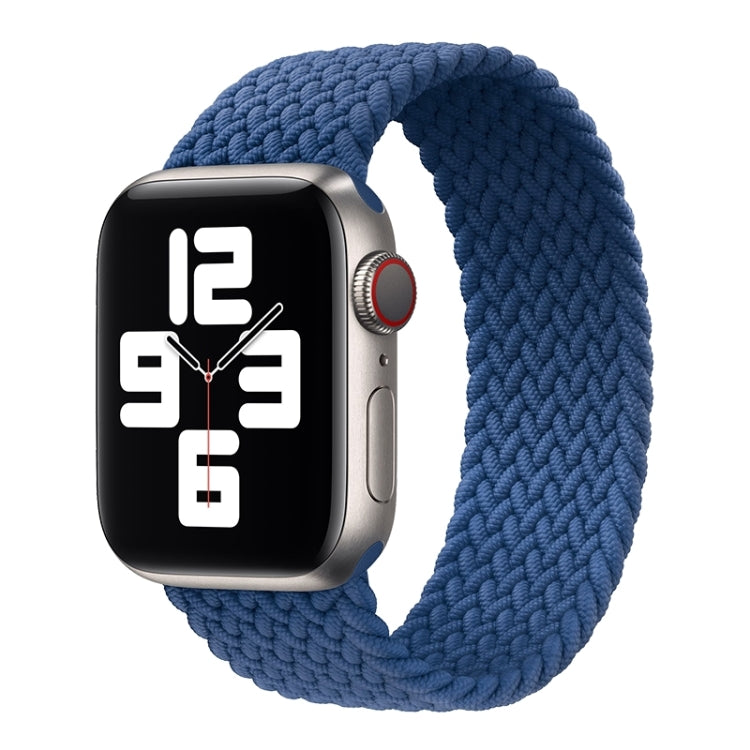 メタルヘッド編みナイロン単色交換ストラップウォッチバンド、Apple Watch Series 6 & SE & 5 & 4 44mm / 3 & 2 & 1 42mm用、XS 135mm、S 145mm、M 155mm