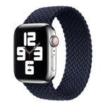 メタルヘッド編みナイロン単色交換ストラップウォッチバンド、Apple Watch Series 6 & SE & 5 & 4 44mm / 3 & 2 & 1 42mm用、XS 135mm、S 145mm、M 155mm