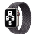 メタルヘッド編みナイロン単色交換ストラップウォッチバンド、Apple Watch Series 6 & SE & 5 & 4 44mm / 3 & 2 & 1 42mm用、XS 135mm、S 145mm、M 155mm