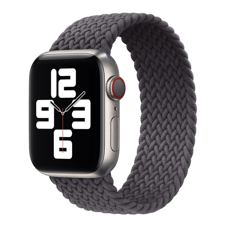 メタルヘッド編みナイロン単色交換ストラップウォッチバンド、Apple Watch Series 6 & SE & 5 & 4 44mm / 3 & 2 & 1 42mm用、XS 135mm、S 145mm、M 155mm