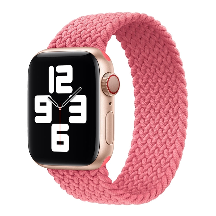 メタルヘッド編みナイロン単色交換ストラップウォッチバンド、Apple Watch Series 6 & SE & 5 & 4 44mm / 3 & 2 & 1 42mm用、XS 135mm、S 145mm、M 155mm