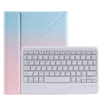B011 分割可能なBluetoothキーボード用レザーケース、三角ホルダー＆ペンスロット付き、iPad 9.7 2018 & 2017 / Pro 9.7 / Air 2対応、iPad 10.2 2020 & 2019 / Pro 10.5インチ / Air 3 10.5インチ対応