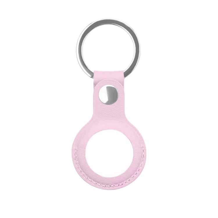 Mutural PU Leather Protective Case with Key Ring for AirTag 2nd Gen / AirTag 1st Gen