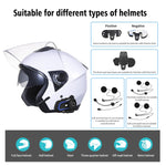 WUPP Bluetooth 5.1 S2 バイク用ヘルメット フルデュプレックス Bluetooth インターコム ヘッドセット イヤホン