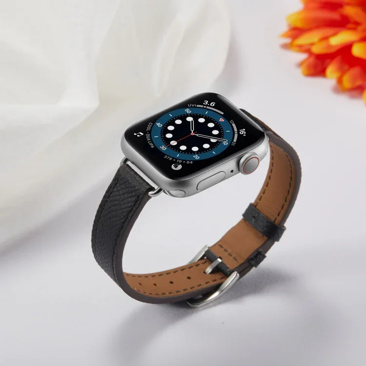 Bスタイルレザーストラップ時計バンド Apple Watch Series 用、7 45mm / 6 & SE & 5 & 4 44mm / 3 & 2 & 1 42mm、7 41mm / 6 & SE & 5 & 4 40mm / 3 & 2 & 1 38mm