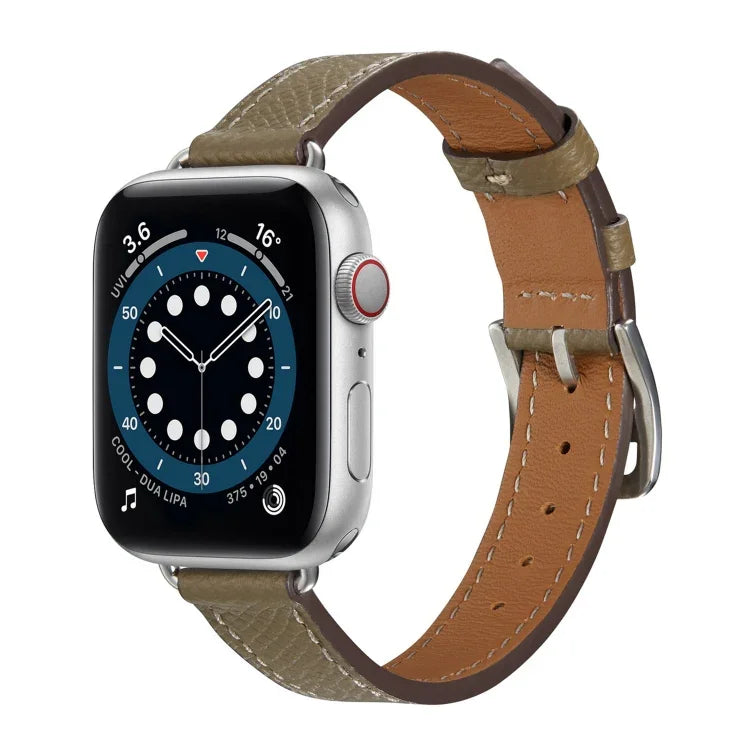 Bスタイルレザーストラップ時計バンド Apple Watch Series 用、7 45mm / 6 & SE & 5 & 4 44mm / 3 & 2 & 1 42mm、7 41mm / 6 & SE & 5 & 4 40mm / 3 & 2 & 1 38mm
