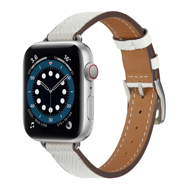 Bスタイルレザーストラップ時計バンド Apple Watch Series 用、7 45mm / 6 & SE & 5 & 4 44mm / 3 & 2 & 1 42mm、7 41mm / 6 & SE & 5 & 4 40mm / 3 & 2 & 1 38mm