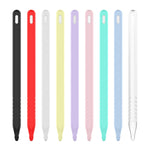 3-in-1 単色シリコンスタイラスペン保護ケースセット Apple Pencil 2用