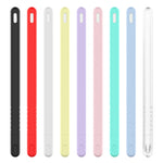 3-in-1 単色シリコンスタイラスペン保護ケースセット Apple Pencil 2用