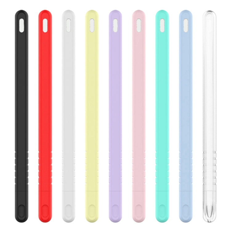 3-in-1 単色シリコンスタイラスペン保護ケースセット Apple Pencil 2用