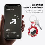 AirTag第2世代 / AirTag第1世代用レザー素材保護カバー、標準、クイックインストール