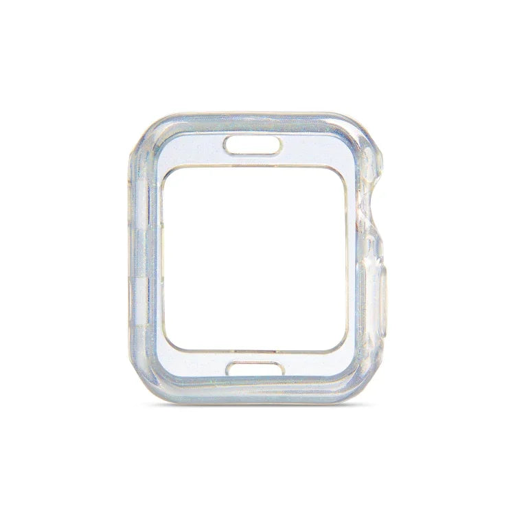 グリッターパウダーTPU保護ケース、Apple Watch Series 6 / 5 / 4 / Watch SE 44mm 用、Apple Watch Series 3 & 2 & 1 42mm 用、Apple Watch Series 6 / 5 / 4 / Watch SE 40mm 用、Apple Watch Series 3 & 2 & 1 38mm 用