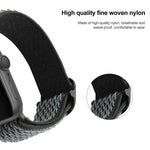 ウェーブテクスチャーナイロン交換用時計バンド Apple Watch Series 用、7 45mm / 6 & SE & 5 & 4 44mm / 3 & 2 & 1 42mm、7 41mm / 6 & SE & 5 & 4 40mm / 3 & 2 & 1 38mm