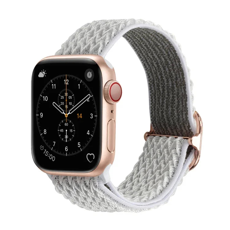 ウェーブテクスチャーナイロン交換用時計バンド Apple Watch Series 用、7 45mm / 6 & SE & 5 & 4 44mm / 3 & 2 & 1 42mm、7 41mm / 6 & SE & 5 & 4 40mm / 3 & 2 & 1 38mm