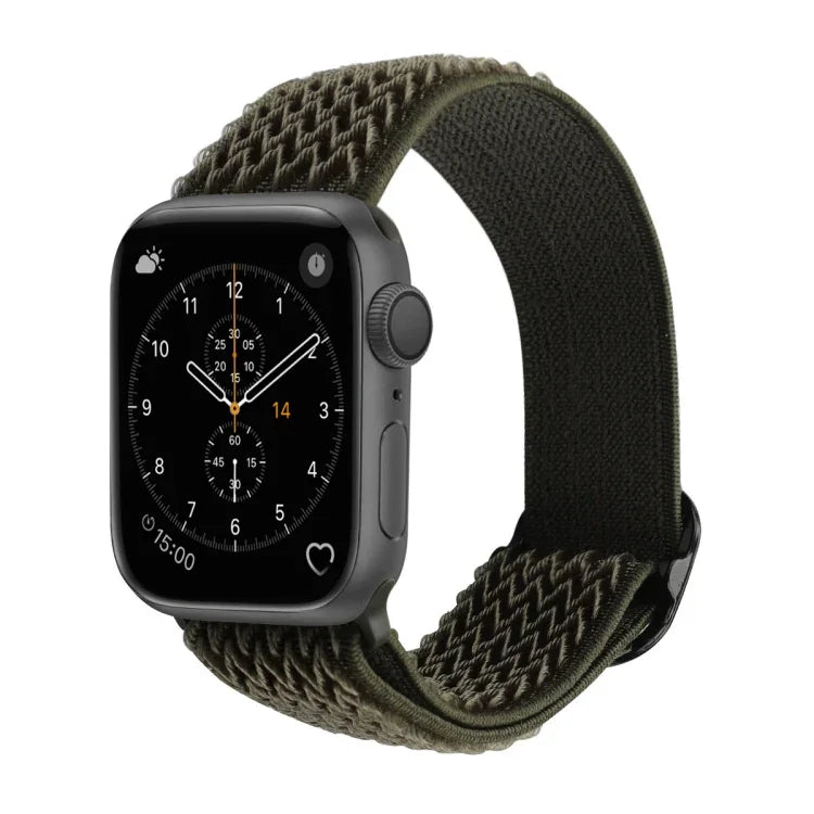 ウェーブテクスチャーナイロン交換用時計バンド Apple Watch Series 用、7 45mm / 6 & SE & 5 & 4 44mm / 3 & 2 & 1 42mm、7 41mm / 6 & SE & 5 & 4 40mm / 3 & 2 & 1 38mm
