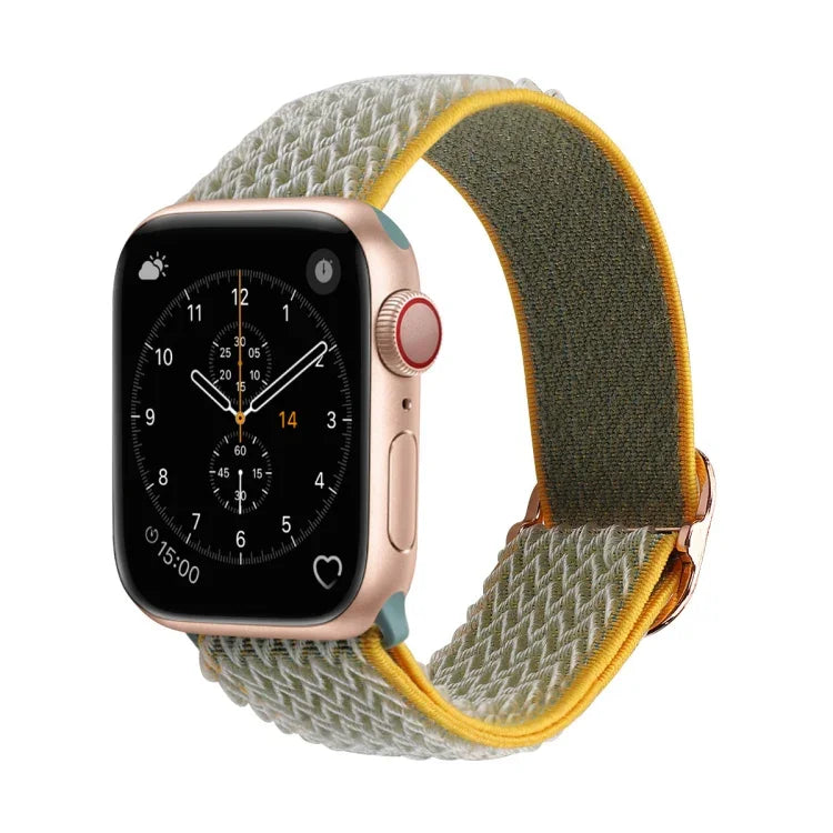 ウェーブテクスチャーナイロン交換用時計バンド Apple Watch Series 用、7 45mm / 6 & SE & 5 & 4 44mm / 3 & 2 & 1 42mm、7 41mm / 6 & SE & 5 & 4 40mm / 3 & 2 & 1 38mm