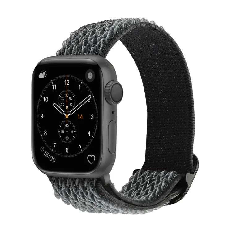 ウェーブテクスチャーナイロン交換用時計バンド Apple Watch Series 用、7 45mm / 6 & SE & 5 & 4 44mm / 3 & 2 & 1 42mm、7 41mm / 6 & SE & 5 & 4 40mm / 3 & 2 & 1 38mm