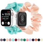 スカーフヘアタイ交換用時計バンド Apple Watch Series 用、7 45mm / 6 & SE & 5 & 4 44mm / 3 & 2 & 1 42mm、7 41mm / 6 & SE & 5 & 4 40mm / 3 & 2 & 1 38mm