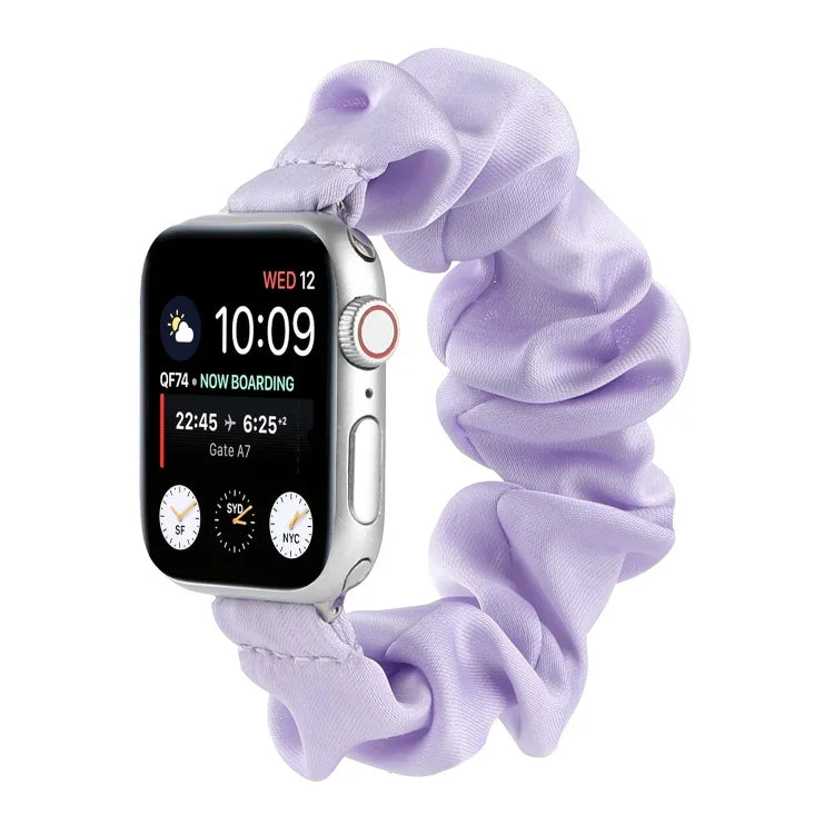 スカーフヘアタイ交換用時計バンド Apple Watch Series 用、7 45mm / 6 & SE & 5 & 4 44mm / 3 & 2 & 1 42mm、7 41mm / 6 & SE & 5 & 4 40mm / 3 & 2 & 1 38mm