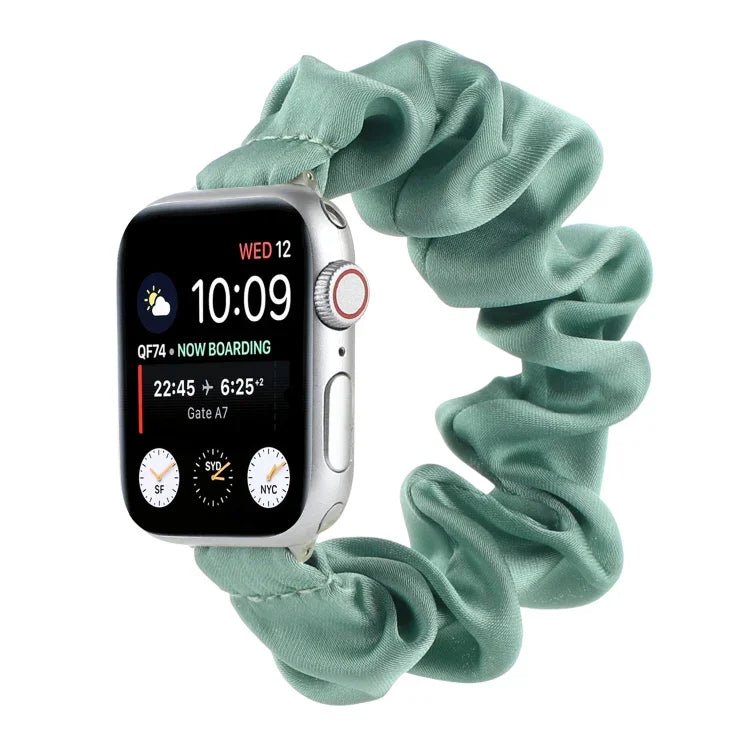 スカーフヘアタイ交換用時計バンド Apple Watch Series 用、7 45mm / 6 & SE & 5 & 4 44mm / 3 & 2 & 1 42mm、7 41mm / 6 & SE & 5 & 4 40mm / 3 & 2 & 1 38mm