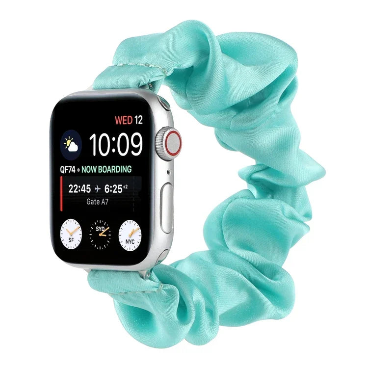 スカーフヘアタイ交換用時計バンド Apple Watch Series 用、7 45mm / 6 & SE & 5 & 4 44mm / 3 & 2 & 1 42mm、7 41mm / 6 & SE & 5 & 4 40mm / 3 & 2 & 1 38mm