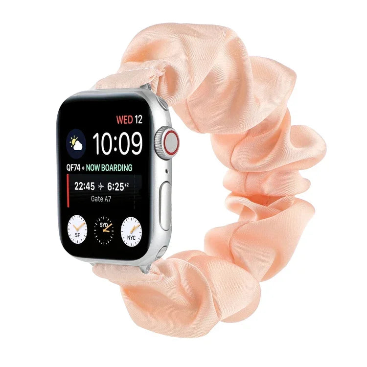 スカーフヘアタイ交換用時計バンド Apple Watch Series 用、7 45mm / 6 & SE & 5 & 4 44mm / 3 & 2 & 1 42mm、7 41mm / 6 & SE & 5 & 4 40mm / 3 & 2 & 1 38mm