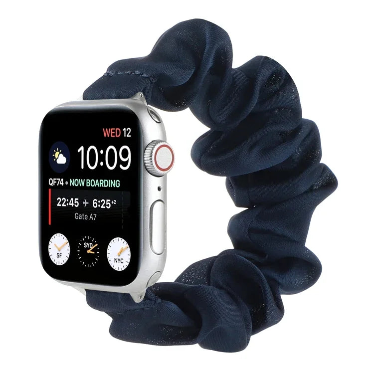 スカーフヘアタイ交換用時計バンド Apple Watch Series 用、7 45mm / 6 & SE & 5 & 4 44mm / 3 & 2 & 1 42mm、7 41mm / 6 & SE & 5 & 4 40mm / 3 & 2 & 1 38mm