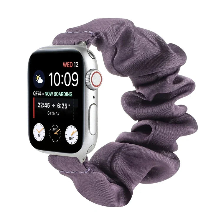スカーフヘアタイ交換用時計バンド Apple Watch Series 用、7 45mm / 6 & SE & 5 & 4 44mm / 3 & 2 & 1 42mm、7 41mm / 6 & SE & 5 & 4 40mm / 3 & 2 & 1 38mm