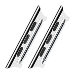 2個セット時計バンドステンレススチール音響イヤーコネクター、幅: 22mm Apple Watch Series 6 & SE & 5 & 4 44mm / 3 & 2 & 1 42mm 用、幅: 22mm Apple Watch 44mm / 42mm 用