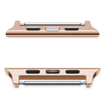 2個セット時計バンドステンレススチール音響イヤーコネクター、幅: 22mm Apple Watch Series 6 & SE & 5 & 4 44mm / 3 & 2 & 1 42mm 用、幅: 22mm Apple Watch 44mm / 42mm 用
