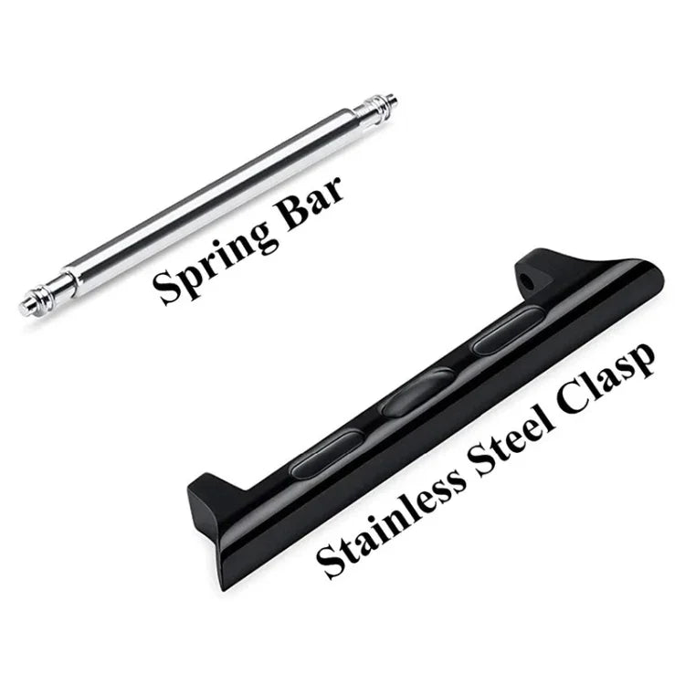 2個セット時計バンドステンレススチール音響イヤーコネクター、幅: 22mm Apple Watch Series 6 & SE & 5 & 4 44mm / 3 & 2 & 1 42mm 用、幅: 22mm Apple Watch 44mm / 42mm 用