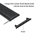 2個セット時計バンドステンレススチール音響イヤーコネクター、幅: 22mm Apple Watch Series 6 & SE & 5 & 4 44mm / 3 & 2 & 1 42mm 用、幅: 22mm Apple Watch 44mm / 42mm 用